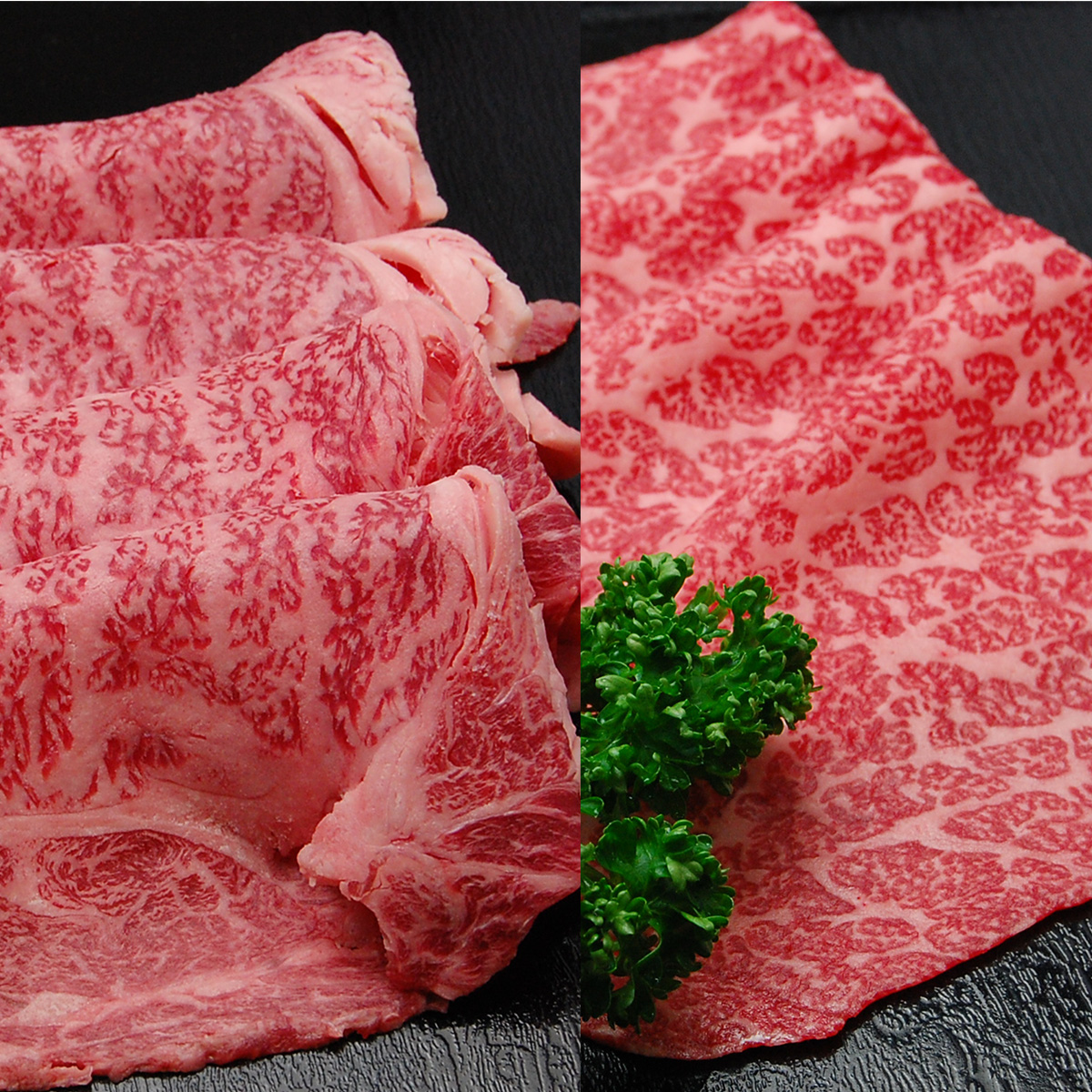 【約13%OFF】【送料無料】<br>【米沢牛特上すき焼き愛盛りセット】肩ロース特選300g＋モモ・肩特選300g