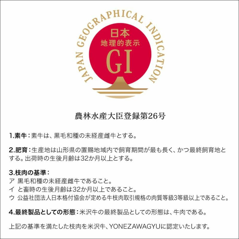 米沢牛ヒレステーキ  150g2枚（2人前）　【冷蔵便】